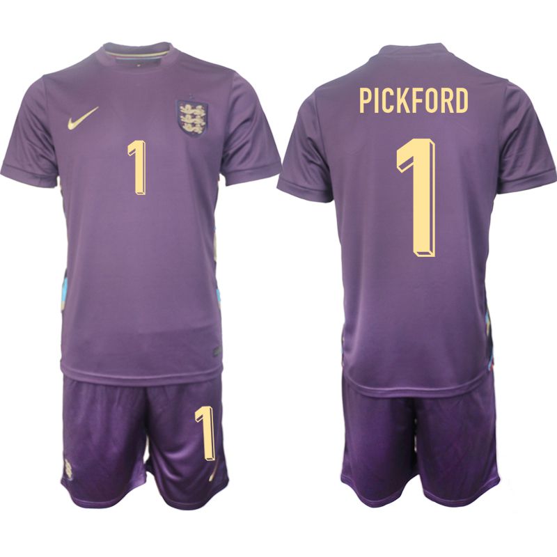 Men 2024-2025 Season England away purple #1 Soccer Jersey